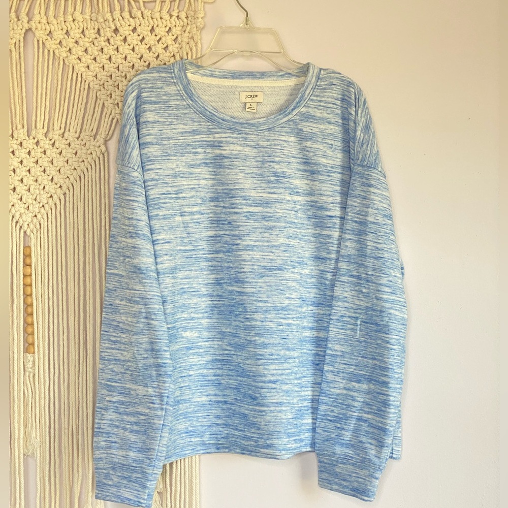 J. Crew Light Blue Crewneck Sweater